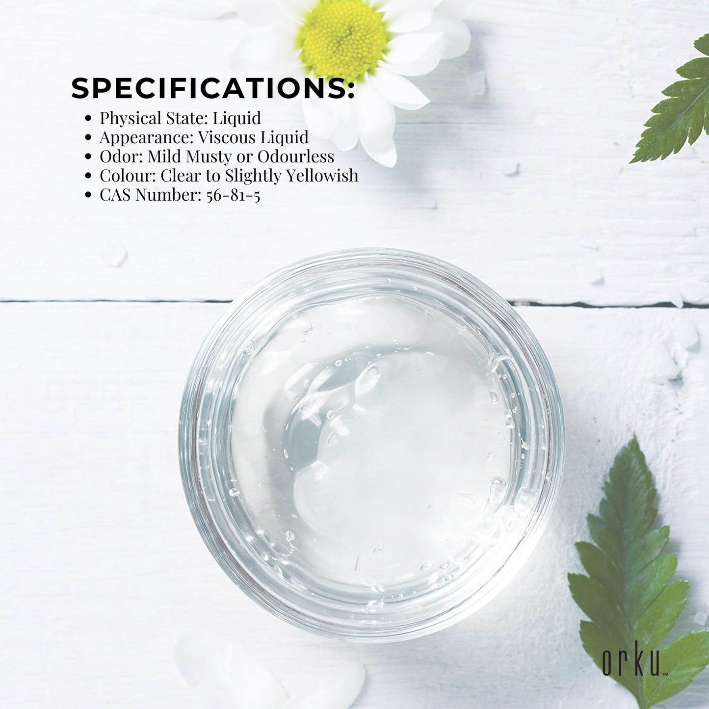 500mL Glycerine Refined USP 99.9% Glycerol Pharmaceutical Vegetable Soybean Rapeseed