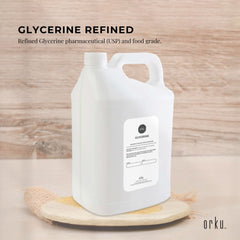 5L Glycerine Refined USP 99.9% Glycerol Pharmaceutical Vegetable Soybean Rapeseed Tristar Online