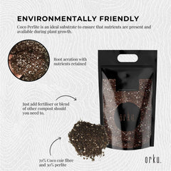 20L Premium Coco Perlite Mix - 70% Coir Husk 30% Hydroponic Plant Growing Medium Tristar Online