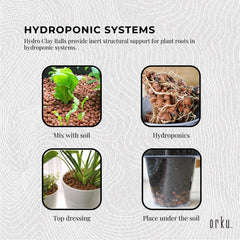 1L Hydro Clay Balls - Organic Premium Hydroponic Expanded Plant Growing Medium Tristar Online