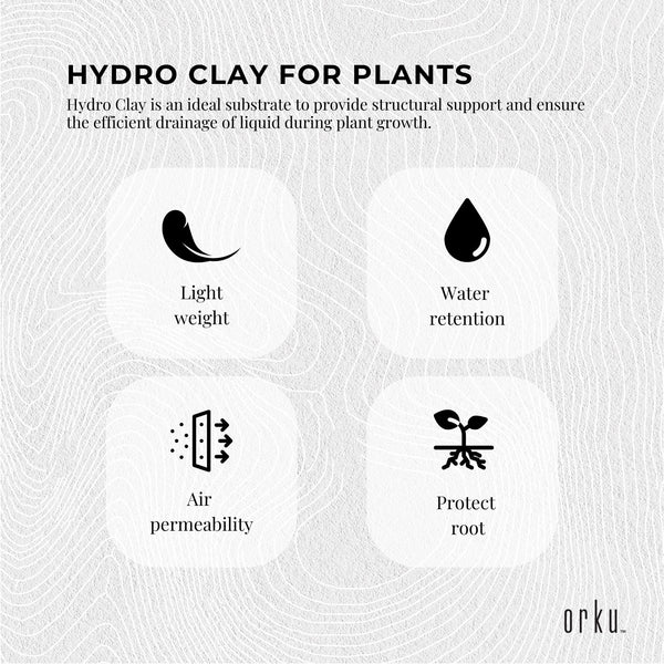 1L Hydro Clay Balls - Organic Premium Hydroponic Expanded Plant Growing Medium Tristar Online