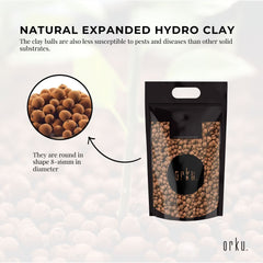 5L Hydro Clay Balls - Natural Premium Hydroponic Expanded Plant Growing Medium