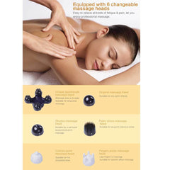 Full Body Handheld Massager - 6 Massage Heads Neck Shoulder Back Legs Tristar Online