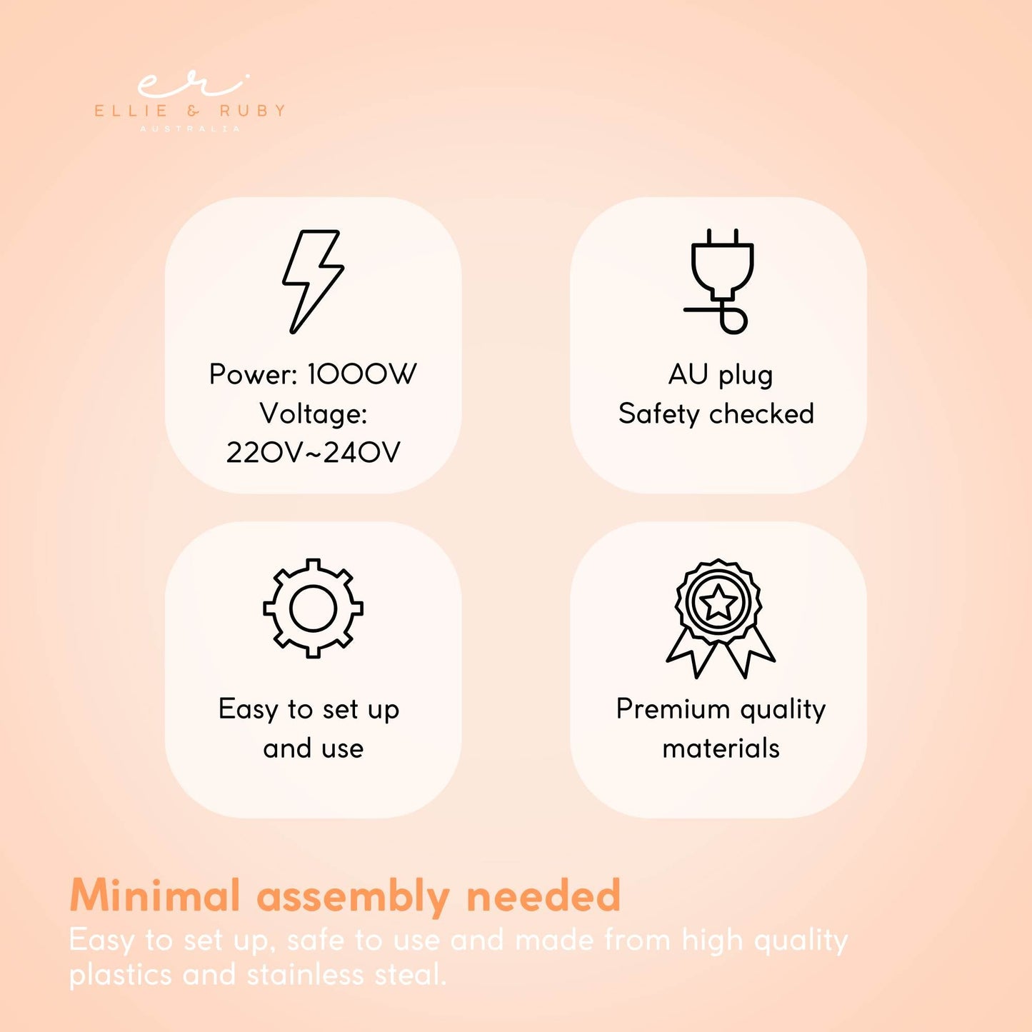 Ellie & Ruby Hanging Hooded Hair Dryer Wall Mounted Bonnet Hood Salon Hairdryer