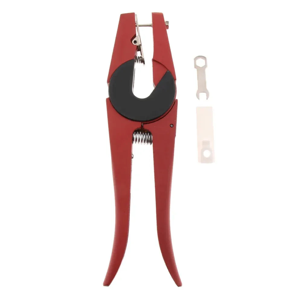 Rooster Farms Ear Tag Applicator Pliers - Livestock Cattle Tagger Tool