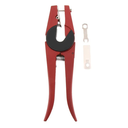 Rooster Farms Ear Tag Applicator Pliers - Livestock Cattle Tagger Tool