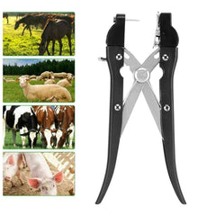 Ear Tag Applicator Plier + Case - Alloy Livestock Animal Cattle Punch Tagger Tristar Online