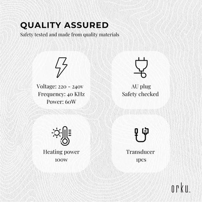 2L Digital Ultrasonic Cleaner Jewelry Ultra Sonic Bath Degas Parts Cleaning