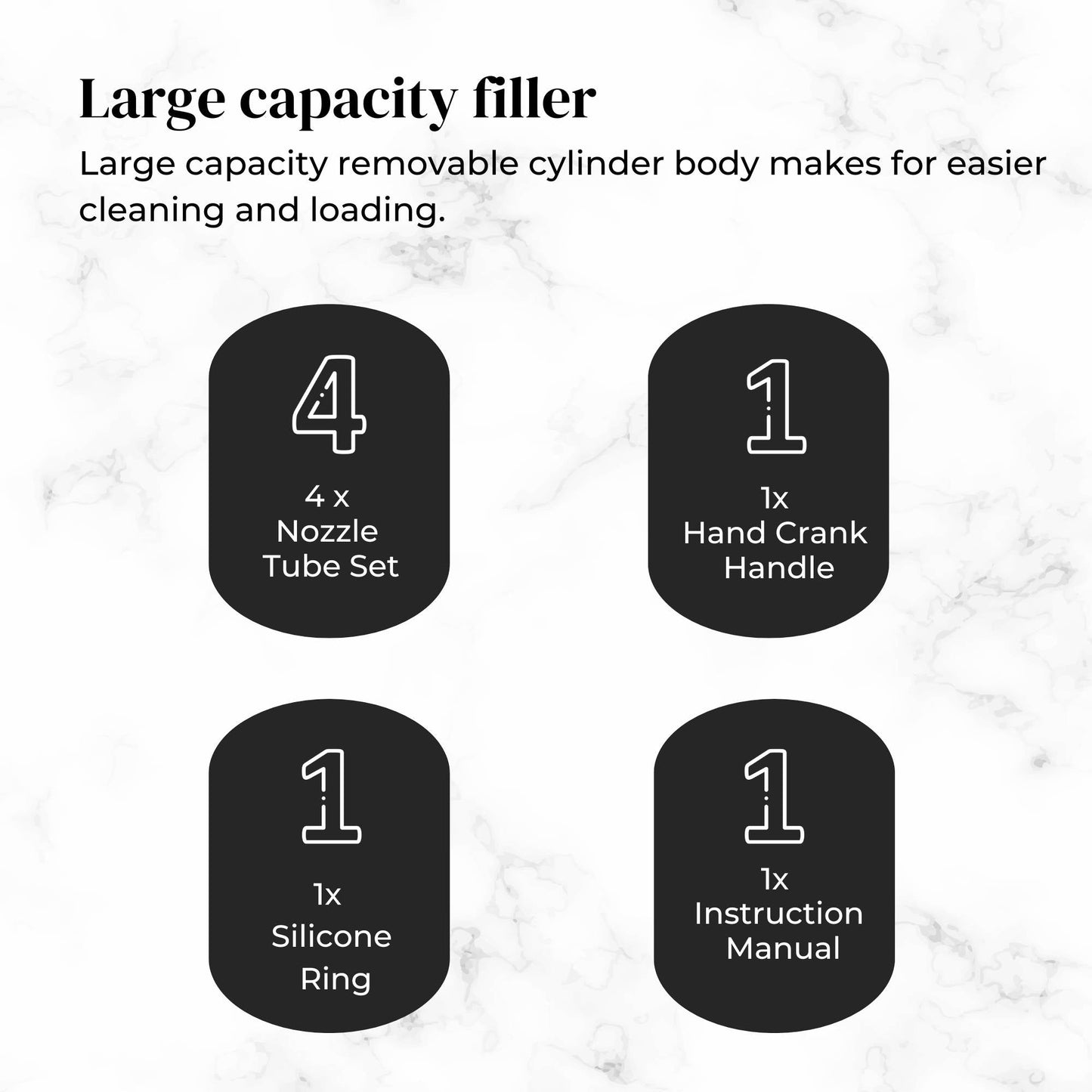 3L Manual Vertical Sausage Filler - Stainless Stuffer Meat Press Machine