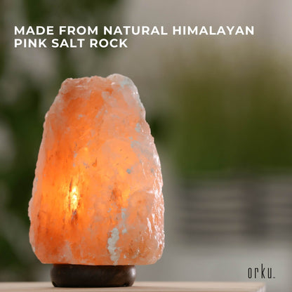 12V 12W 2-3 Kgs Himalayan Pink Salt Lamp Natural Rock Crystal Light Bulb On/Off