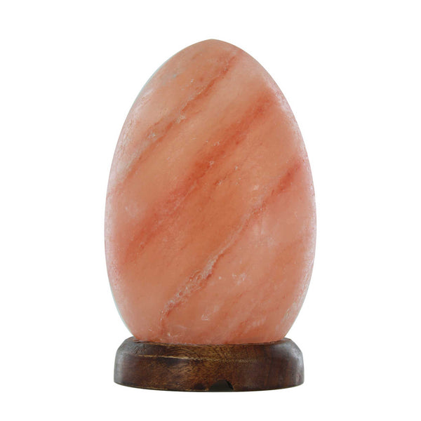 12V 12W Egg Himalayan Pink Salt Lamp Carved Rock Crystal Light Bulb On/Off Switch Tristar Online