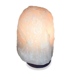 12V 12W 3-5Kg Himalayan White Salt Lamp Crystal Rock Natural Shape Unique Lamps Tristar Online