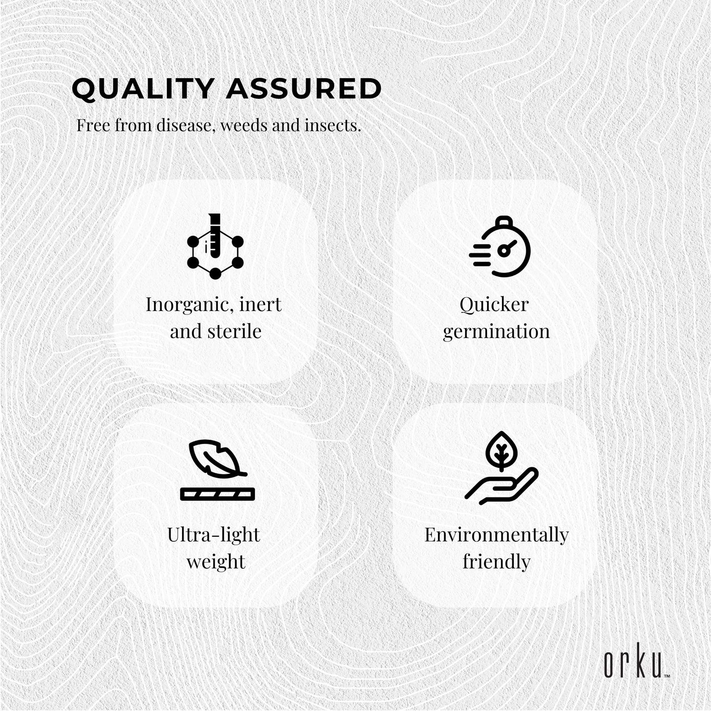 Orku 100L Perlite Coarse Premium Soil Expanded Medium Plants Hydroponics Bulk