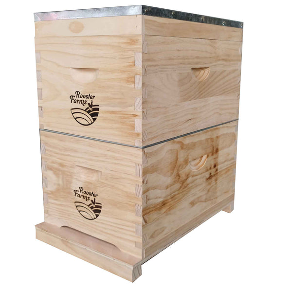 8 Frame Double Beehive Box 16 Frames Australian Bee Hive Langstroth Beekeeping Tristar Online