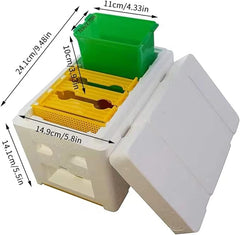 Mini Mating Box Queen Bee Rearing Plastic Styrene Foam Hive Harvest Copulation Tristar Online