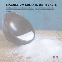 100g USP Epsom Salt Pharmaceutical Grade - Magnesium Sulfate Body Bath Salts Tristar Online