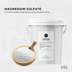 1.3kg USP Epsom Salt Pharmaceutical Grade - Tub Magnesium Sulfate Bath Salts Tristar Online