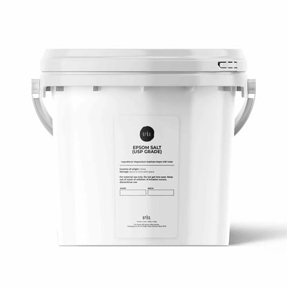 Orku 5Kg USP Epsom Salt Tub Bulk Magnesium Sulphate - Bath Garden Household Use