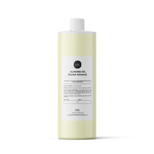 Orku 500ml Sweet Almond Oil 100% Pure Refined Cosmetic Carrier Skin Hair