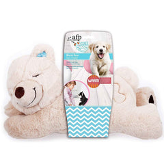 Puppy Warm Toy Bear Dog Heat Pack Comfort Plush Soft Toys Feeling Sleep Aid AFP Tristar Online