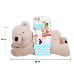 Puppy Warm Toy Bear Dog Heat Pack Comfort Plush Soft Toys Feeling Sleep Aid AFP Tristar Online