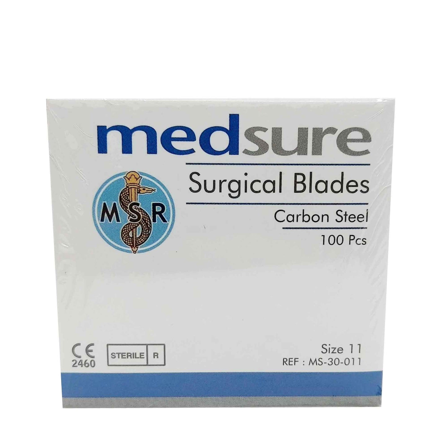 100 Surgical Scalpel Blades Size 11 Sterile Carbon Steel Disposable Sealed Tristar Online