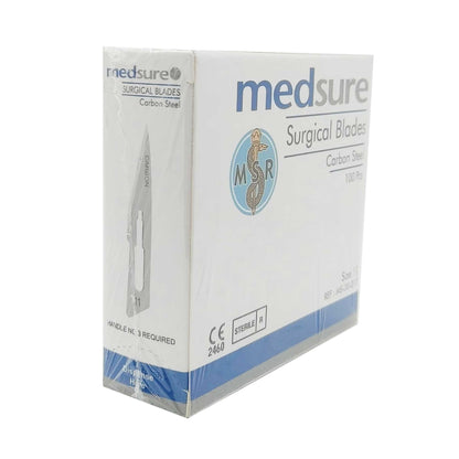 100 Surgical Scalpel Blades Size 11 Sterile Carbon Steel Disposable Sealed Tristar Online