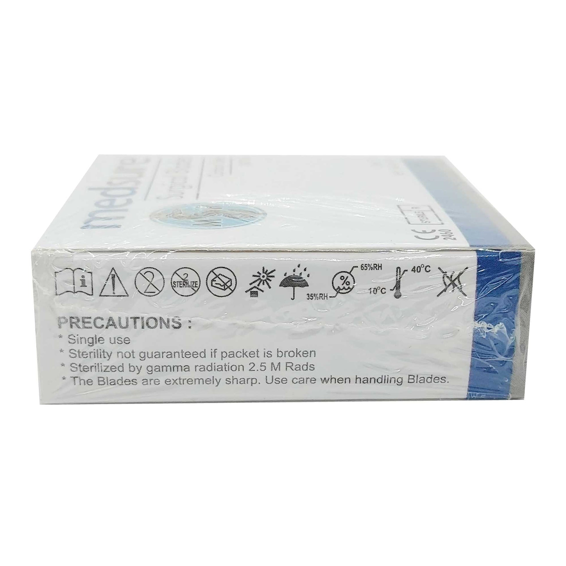 100 Surgical Scalpel Blades Size 11 Sterile Carbon Steel Disposable Sealed Tristar Online