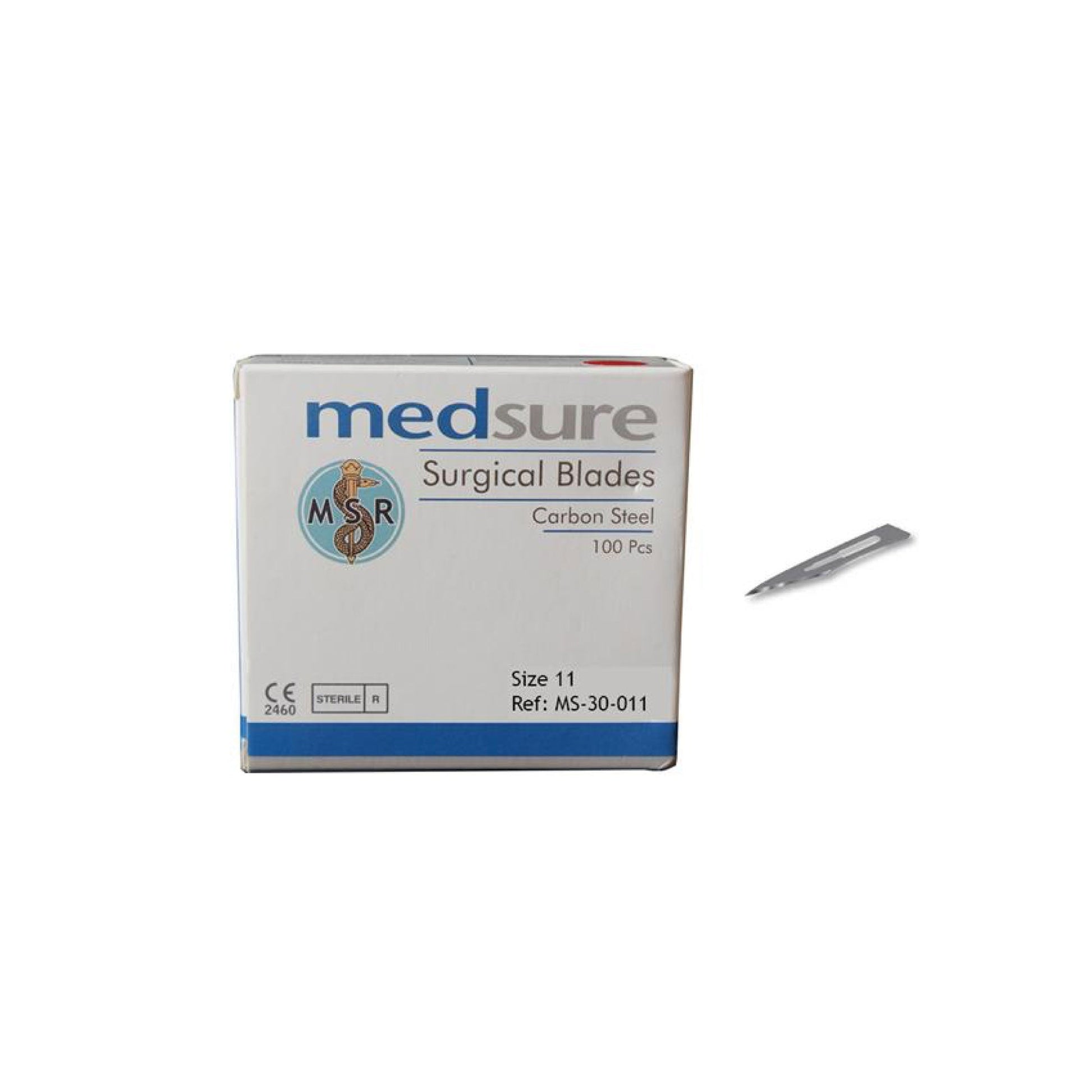 100 Surgical Scalpel Blades Size 11 Sterile Carbon Steel Disposable Sealed Tristar Online