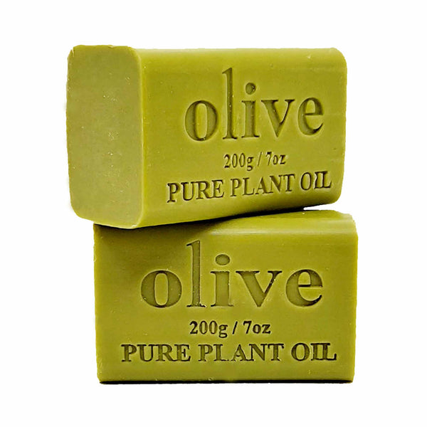 2x 200g Plant Oil Soap Olive Scent Pure Natural Vegetable Base Bar Australian Tristar Online
