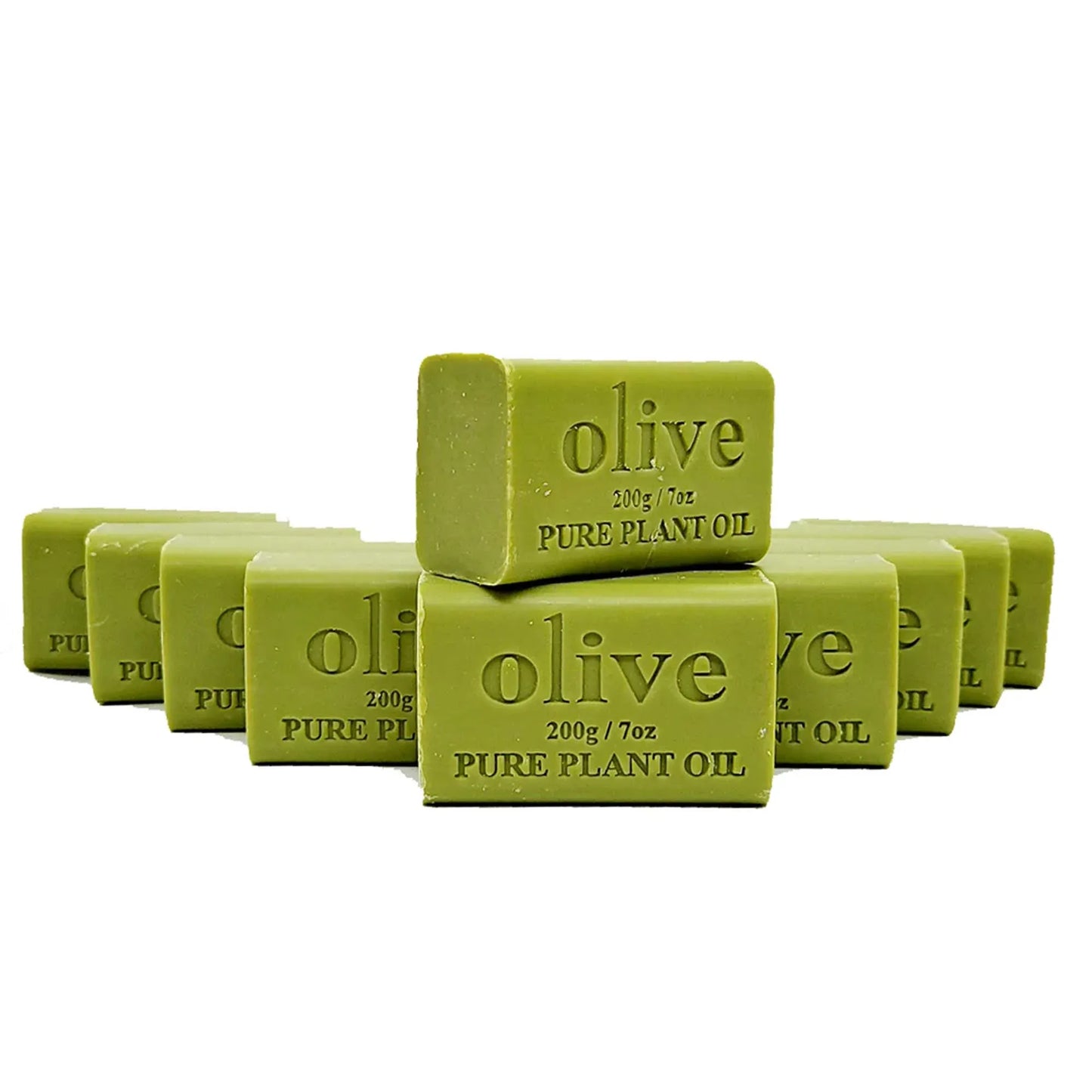 Orku 10 x 200g Olive Plant Oil Soap Bars Australian Made