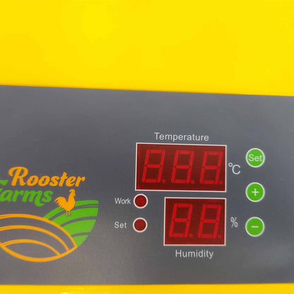 Rooster Farms Electric 15 Egg Incubator + Accessories for Chicken Quail Duck
