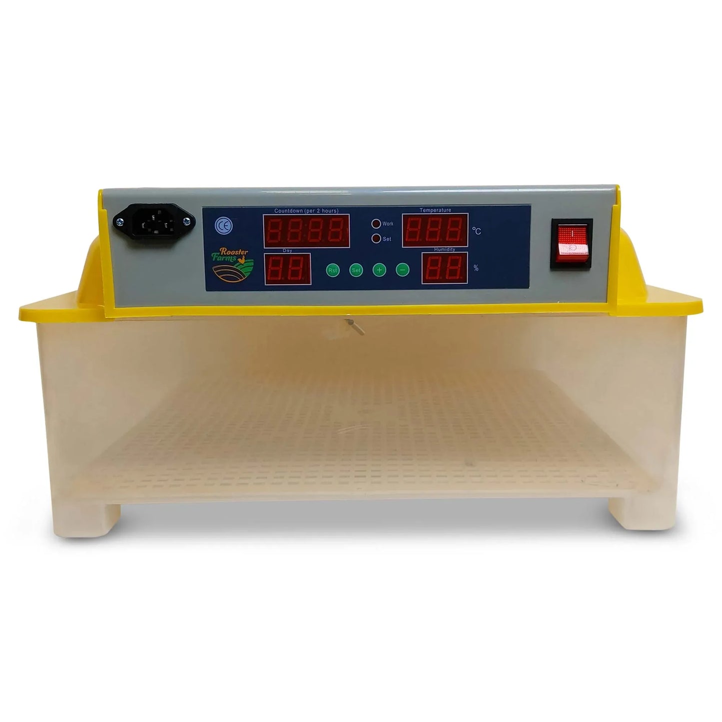 Rooster Farms Electric 60 Egg Incubator + Accessories for Chicken Quail Duck