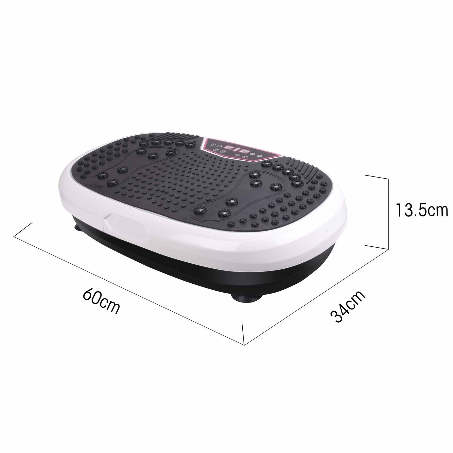 Social Hike 60cm Vibration Plate Machine Full Body Exercise Platform White