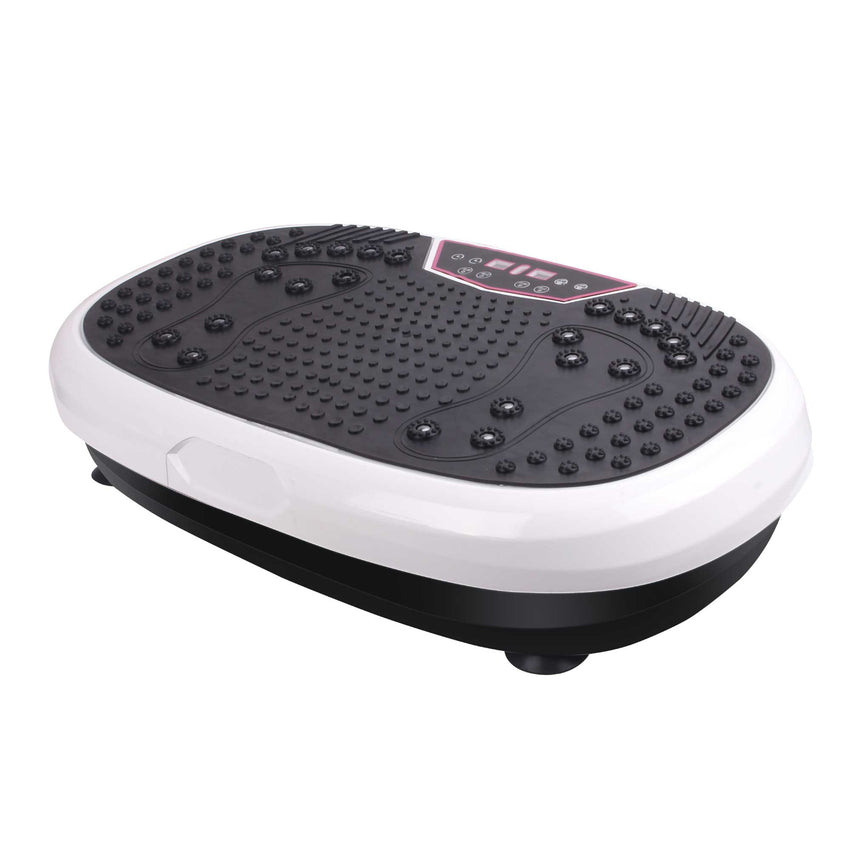 White Mini Vibration Platform - Magnet Therapy Vibrating Machine Exercise Plate Tristar Online