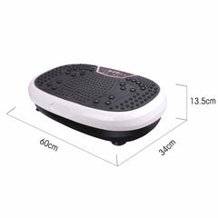 White Mini Vibration Platform - Magnet Therapy Vibrating Machine Exercise Plate Tristar Online