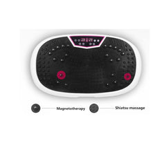 White Mini Vibration Platform - Magnet Therapy Vibrating Machine Exercise Plate Tristar Online