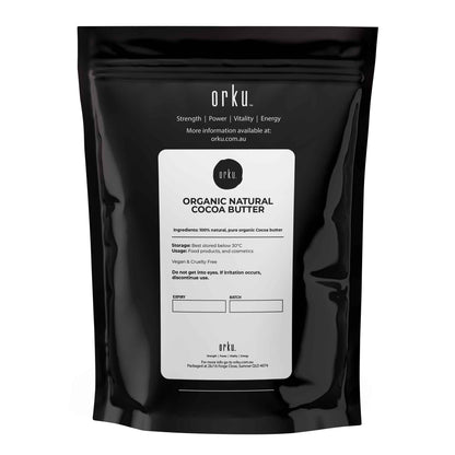 500g Organic Cocoa Butter - Raw Natural Food Grade Chunks - Skin Body DIY Cream