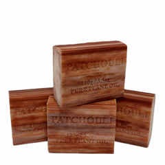 4x 100g Plant Oil Soap Patchouli Scent Pure Natural Vegetable Base Bar Australia Tristar Online