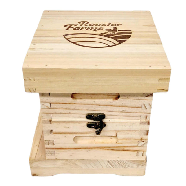 Mini Beehive Box 2 Tier Timber Decor Art Apiarist Gift Jewellery Trinkets Storage Tristar Online