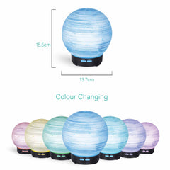 Essential Oil Aroma Diffuser - 100ml Ball Aromatherapy Ultrasonic Humidifier Tristar Online