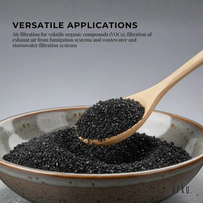 Orku 5Kg Granular Activated Carbon GAC Coconut Shell Charcoal Filtration Media