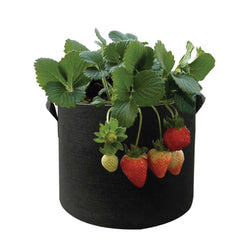 6 Pck 10 Gallon Fabric Flower Pots 38L Garden Planter Bags Black Felt Root Pouch Tristar Online