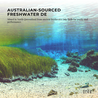 Orku 5Kg Fossil Shell Flour - Livestock Garden Pet Diatomaceous Earth