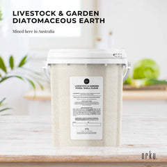 700g Organic Fossil Shell Flour Tub - Livestock Garden Grade Diatomaceous Earth Tristar Online