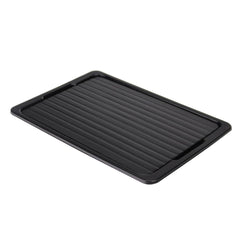 Fast Defrosting Meat Tray FDA Approved - Medium Miracle Aluminium Thawing Plate Tristar Online