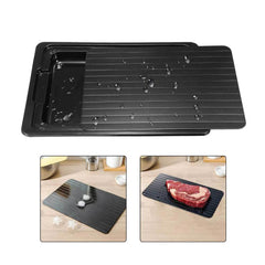 Fast Defrosting Meat Tray FDA Approved - Medium Miracle Aluminium Thawing Plate Tristar Online