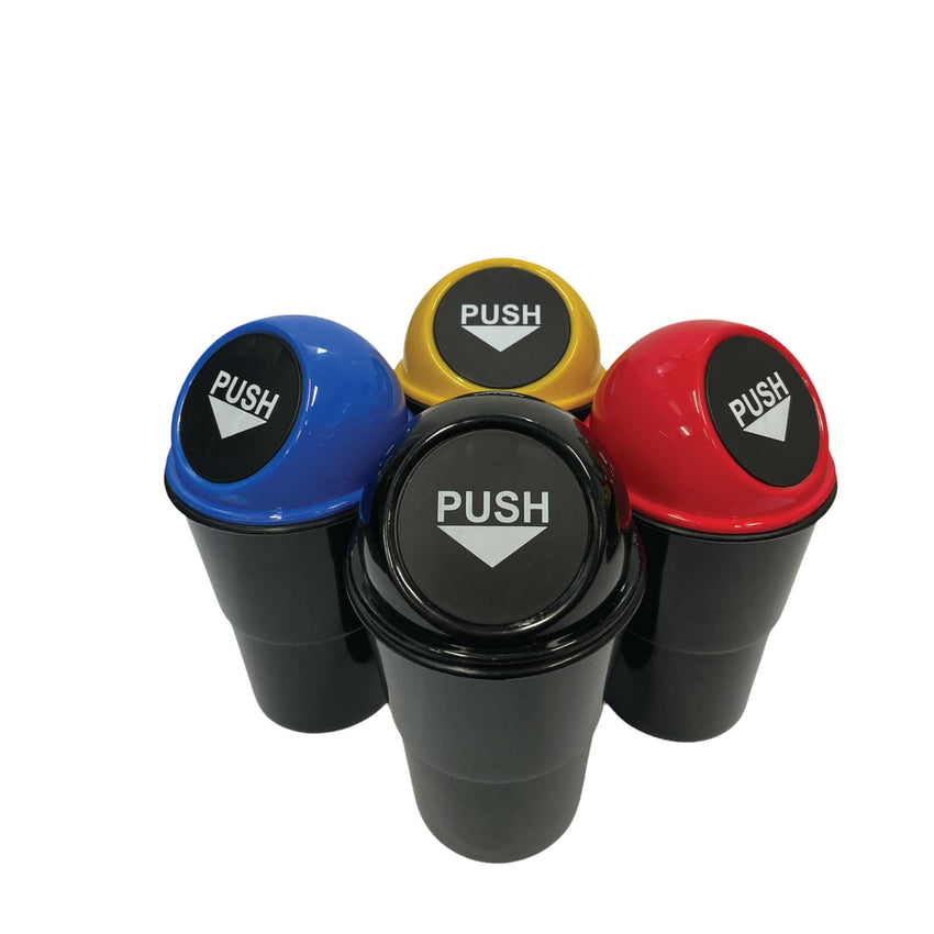 1x 550ml Mini Car Rubbish Bin - Cup Holder Trash Can Coin Ashtray Random Colour Tristar Online