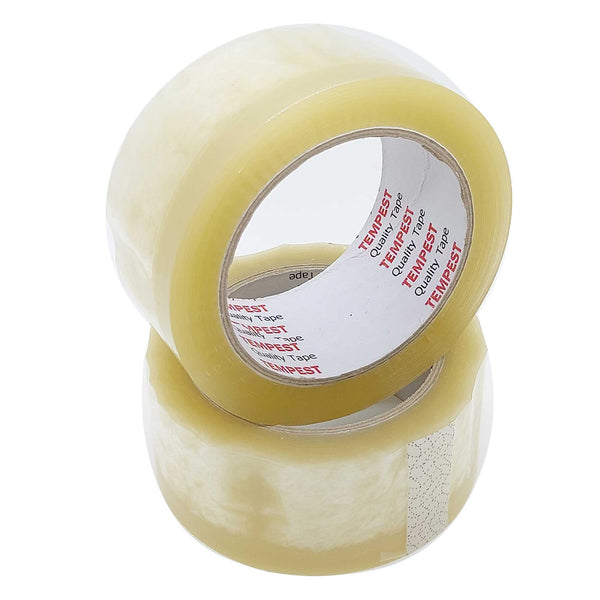 1x Clear Hotmelt Packaging Tape 48mmx75m - Heavy Duty Shipping Packing Adhesive Tristar Online