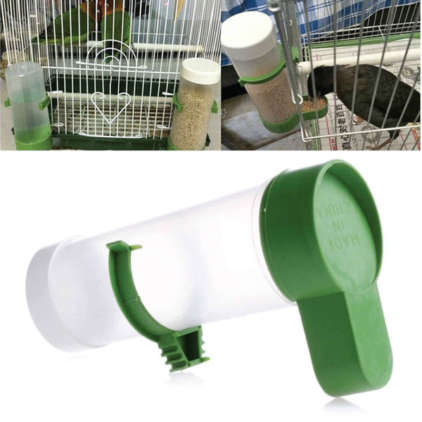 5x Bird Cage Food Dispenser Feeder Automatic Pet Parrot Budgie Cockatiel Aviary Tristar Online